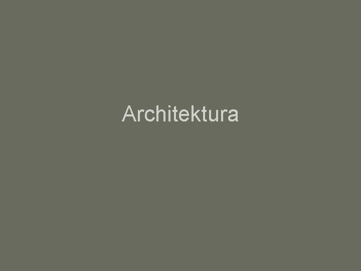 Architektura 