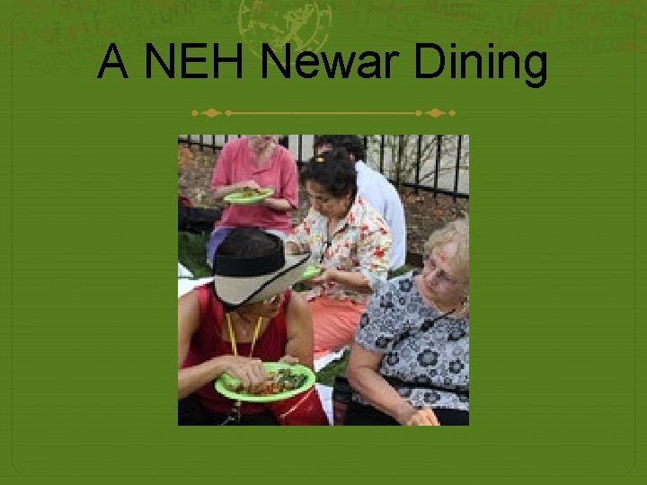 A NEH Newar Dining 