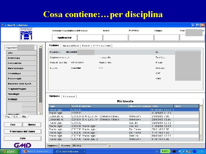 Cosa contiene: …per disciplina 