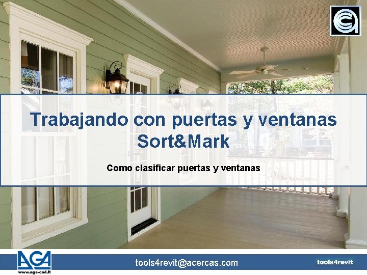 Trabajando con puertas y ventanas Sort&Mark Como clasificar puertas y ventanas tools 4 revit@acercas.