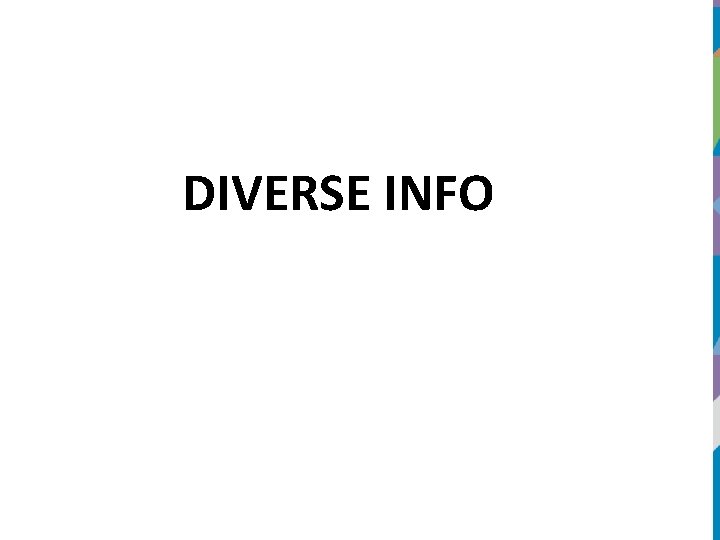 DIVERSE INFO 