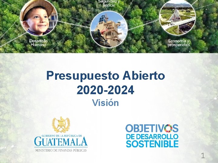 Presupuesto Abierto 2020 -2024 Visión 1 