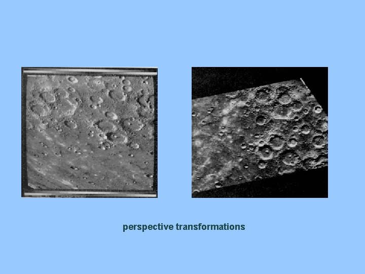 perspective transformations 