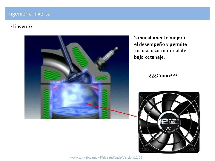 Ingenieria Inversa El invento Supuestamente mejora el desempeño y permite Incluso usar material de