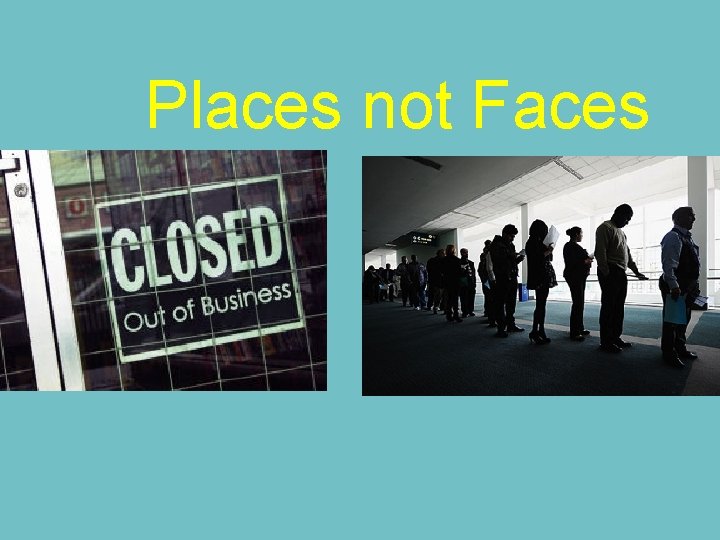 Places not Faces 