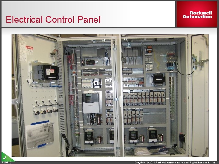 Electrical Control Panel PUBLIC Copyright © 2014 Rockwell Automation, Inc. All Rights Reserved. 8