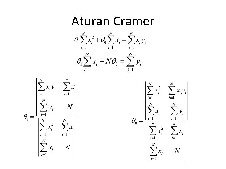 Aturan Cramer 