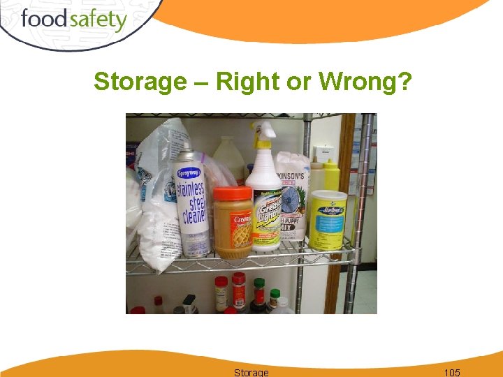 Storage – Right or Wrong? Storage 105 