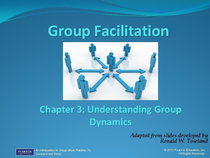 Group Facilitation Chapter 3: Understanding Group Dynamics Adapted from slides developed by Ronald W.