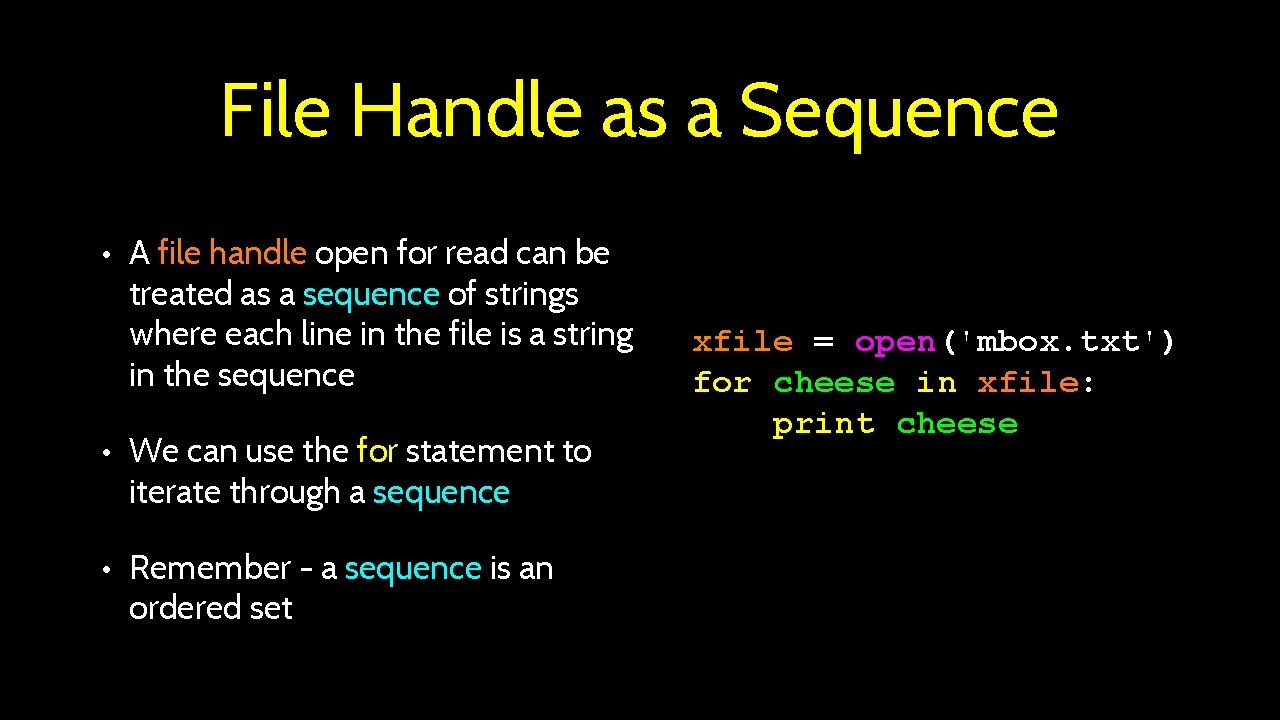 Reading Files Chapter 10 Python for Informatics Exploring