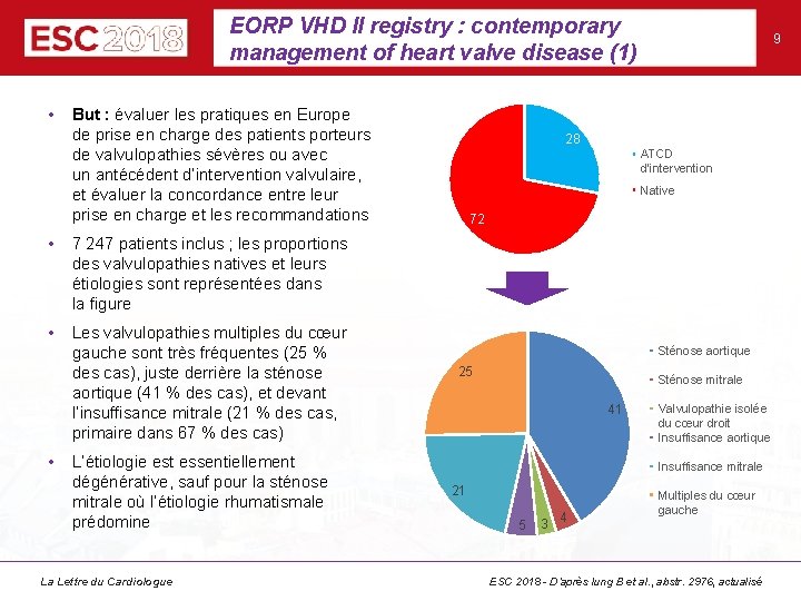 EORP VHD II registry : contemporary management of heart valve disease (1) • But EORP VHD II registry : contemporary management of heart valve disease (1) • But