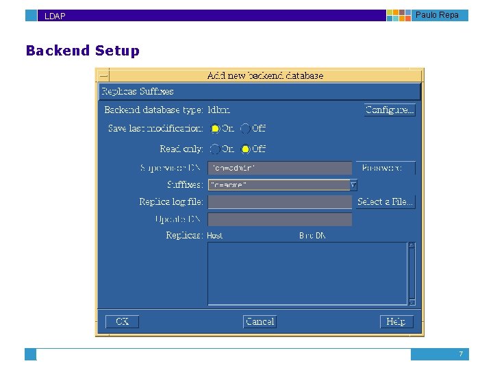 LDAP Paulo Repa Backend Setup 7 