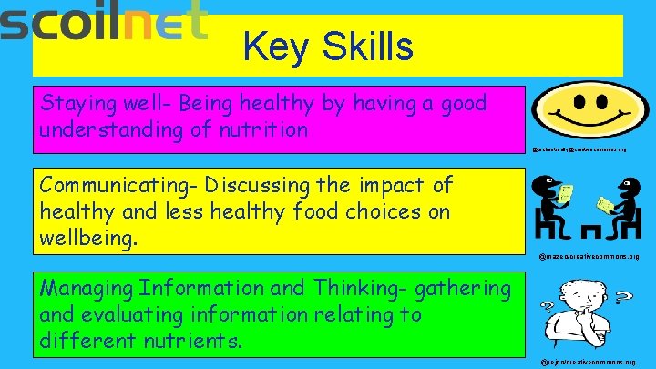 Key Skills Staying well- Being healthy by having a good understanding of nutrition @technatrually@creativecommons.