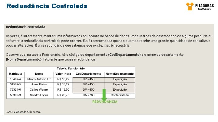 Redundância Controlada 