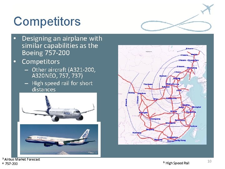 Competitors • Designing an airplane with similar capabilities as the Boeing 757 -200 • Competitors • Designing an airplane with similar capabilities as the Boeing 757 -200 •