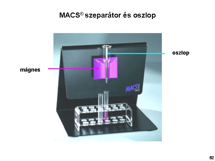 MACS® szeparátor és oszlop mágnes 52 