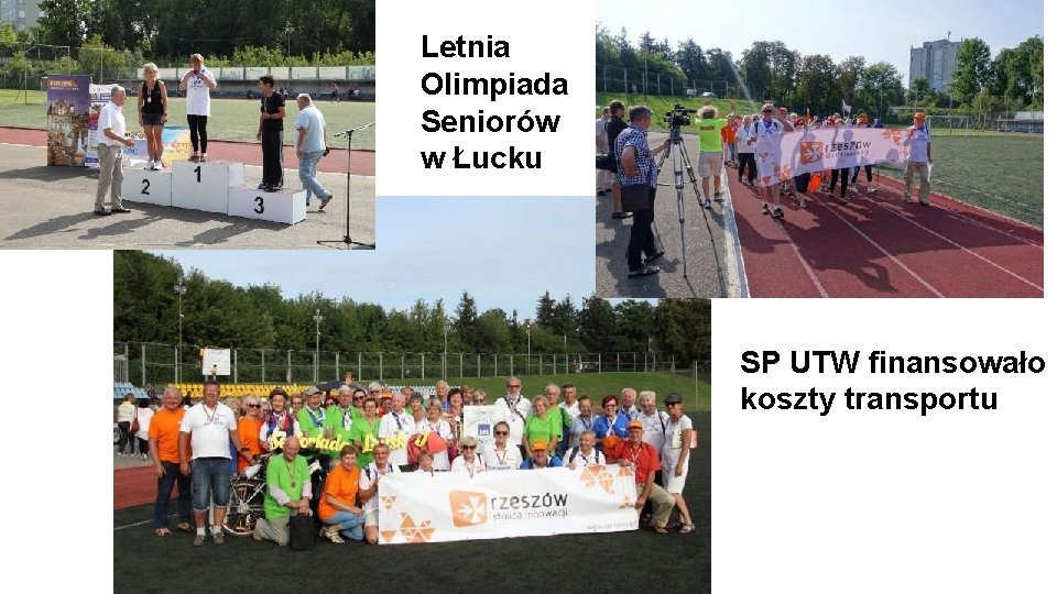 Letnia Olimpiada Seniorów w Łucku SP UTW finansowało koszty transportu 