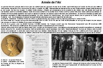 Armée de l’Air Le général Bouscat, principal artisan de la prise de contact entre