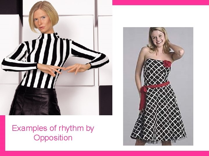 Examples of rhythm by Opposition 