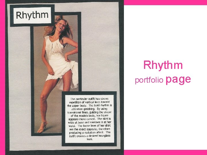 Rhythm portfolio page 