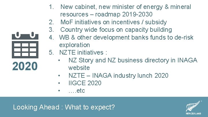 2020 Renewable 1. New cabinet, new minister of energy & mineral Energy 39. 8 2020 Renewable 1. New cabinet, new minister of energy & mineral Energy 39. 8