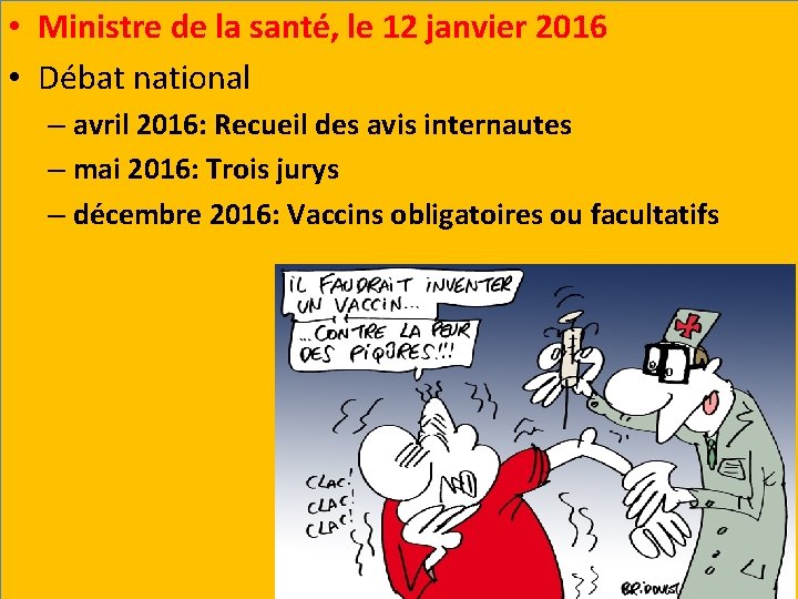  • Ministre de la santé, le 12 janvier 2016 • Débat national –