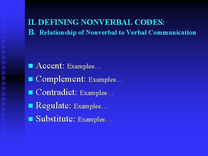 Communication nonverbal 5 of examples Activities for