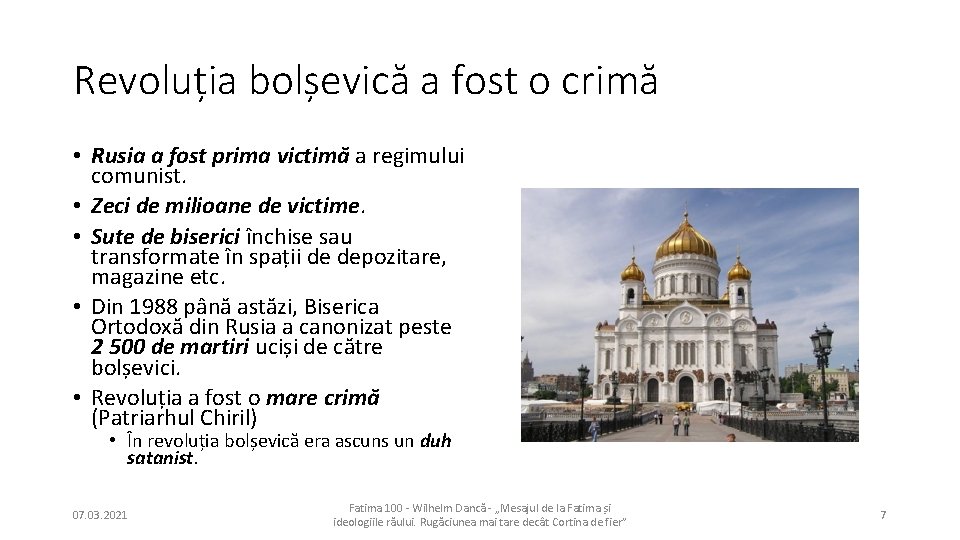 Revoluția bolșevică a fost o crimă • Rusia a fost prima victimă a regimului