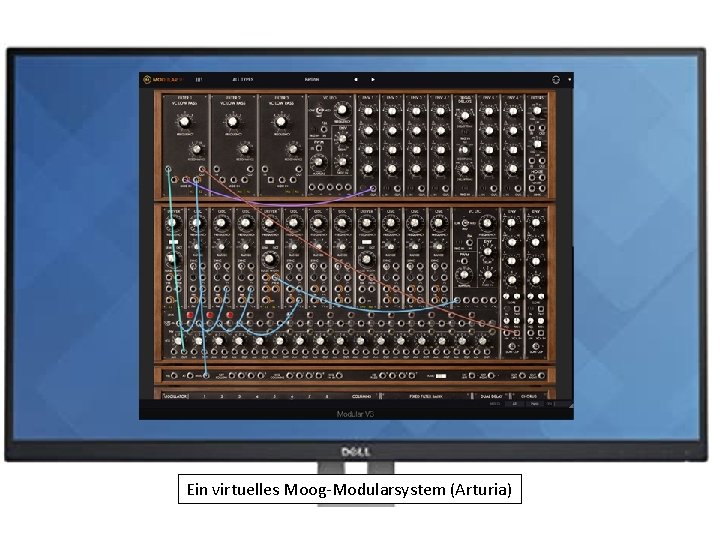 Ein virtuelles Moog-Modularsystem (Arturia) 
