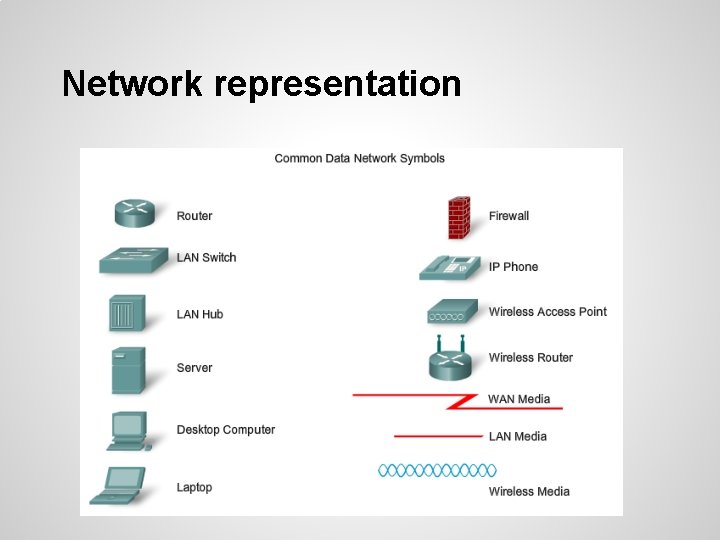 Network representation 