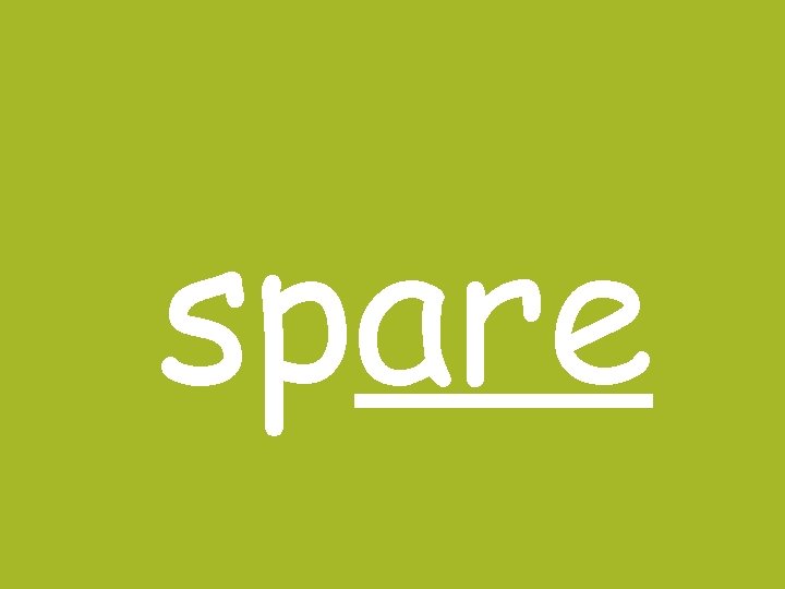 spare 