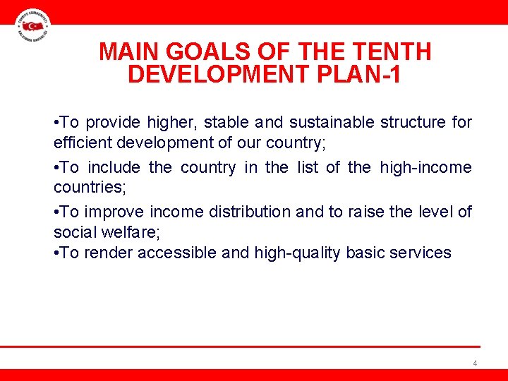 HH Republic of Turkey Ministry of Economic Development