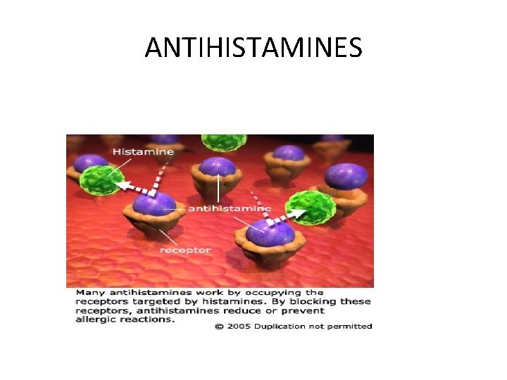 ANTIHISTAMINES 