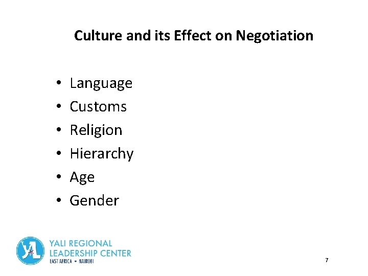 Culture and its Effect on Negotiation • • • Module 2 Language Customs Religion