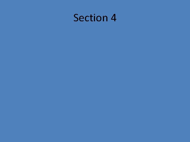 Section 4 