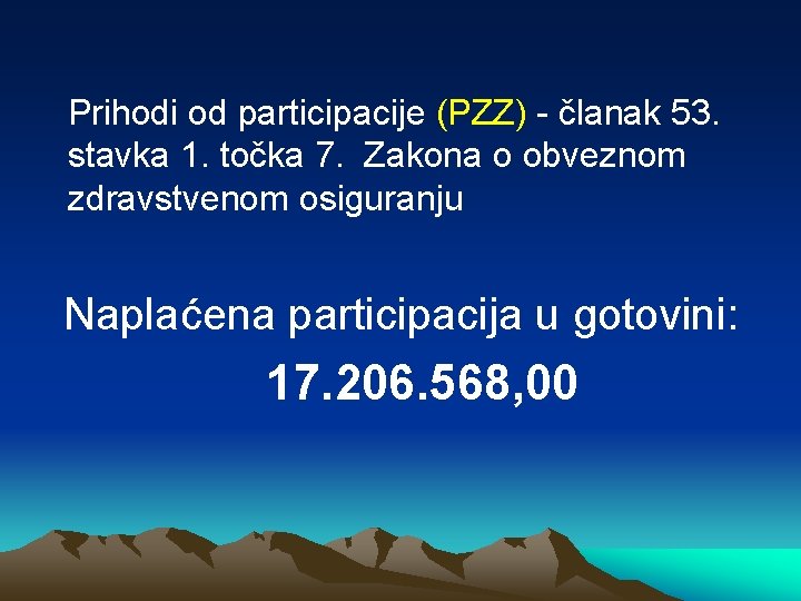 Prihodi od participacije (PZZ) - članak 53. stavka 1. točka 7. Zakona o obveznom