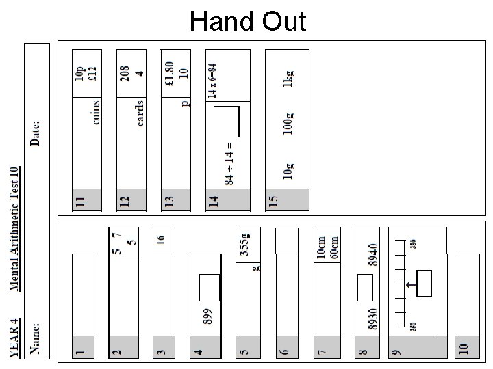 Hand Out 