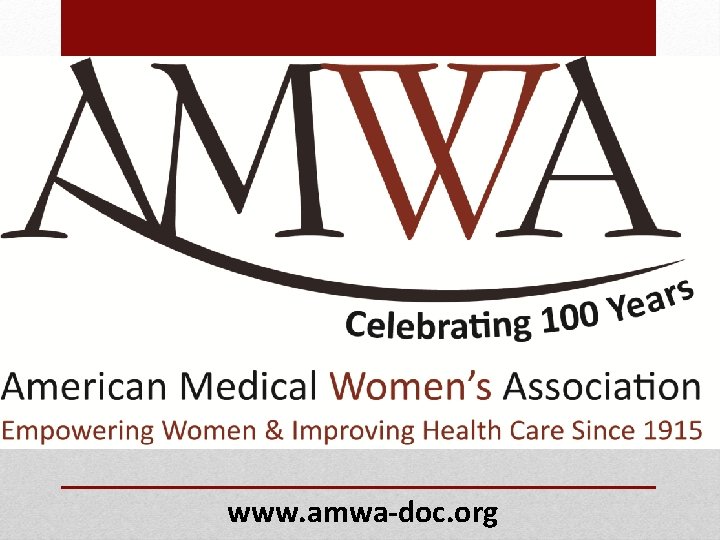 www. amwa-doc. org 