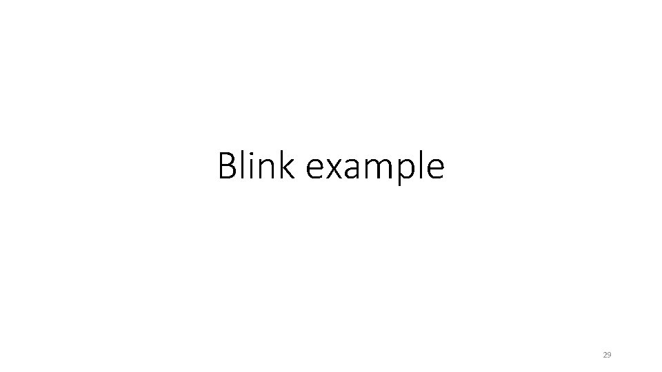 Blink example 29 