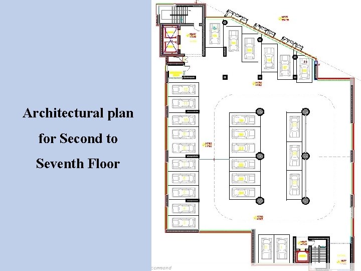 Architectural plan for Second to Seventh Floor 