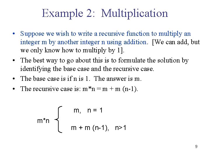 ICS 103 Programming in C Lecture 11 Recursive