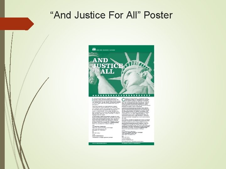 “And Justice For All” Poster 