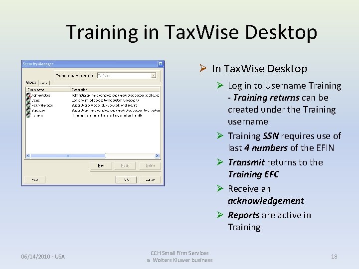 Training in Tax. Wise Desktop Ø In Tax. Wise Desktop Ø Log in to Training in Tax. Wise Desktop Ø In Tax. Wise Desktop Ø Log in to