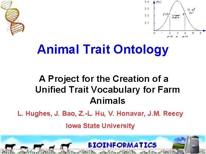 Animal Trait Ontology A Project for the Creation of a Unified Trait Vocabulary for Animal Trait Ontology A Project for the Creation of a Unified Trait Vocabulary for