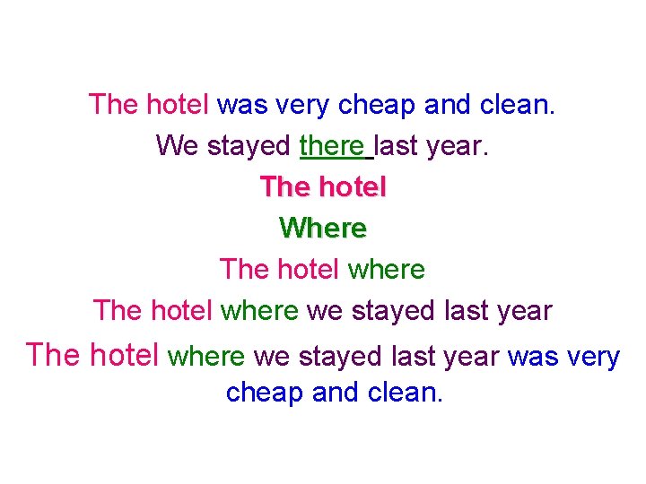 The hotel was very cheap and clean. We stayed there last year. The hotel