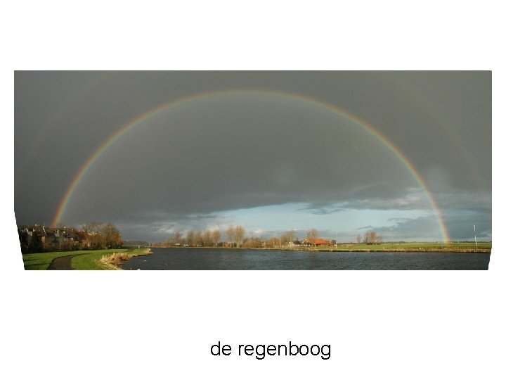 de regenboog 