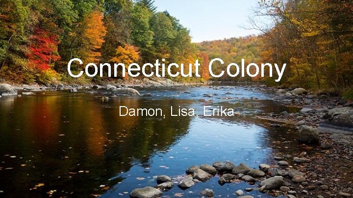 Connecticut Colony Damon, Lisa, Erika 