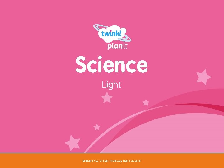 Science Light Year One Science | Year 6 | Light | Reflecting Light |