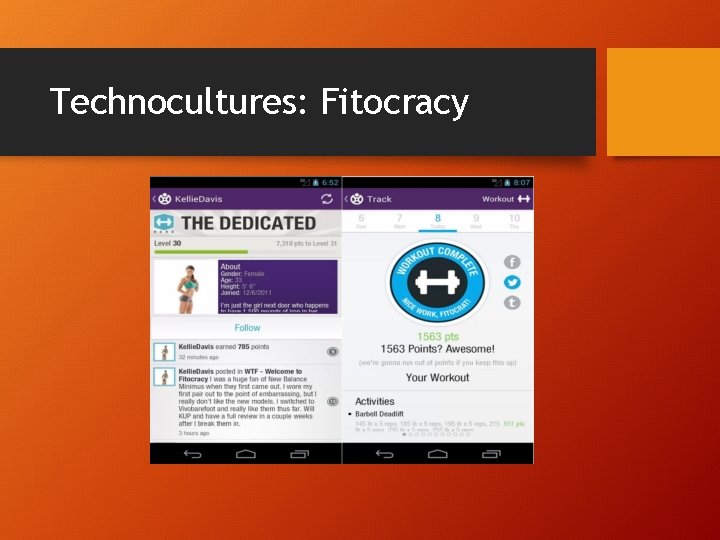 Technocultures: Fitocracy 