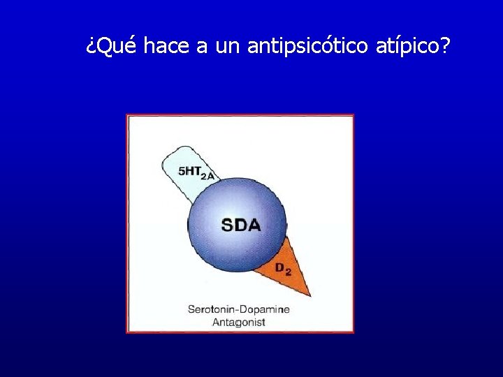 ¿Qué hace a un antipsicótico atípico? 